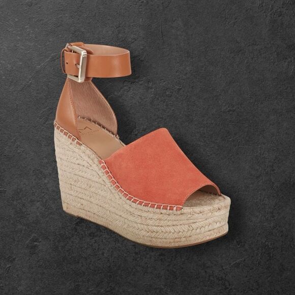 🆕 Marc Fisher Adalyn Espadrille Wedge Sandal 7 - Picture 6 of 10